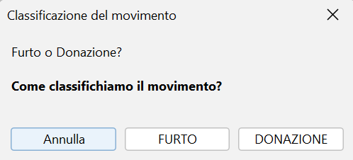 Donazione, furto o burn