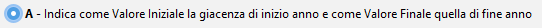 Opzione A selezionata